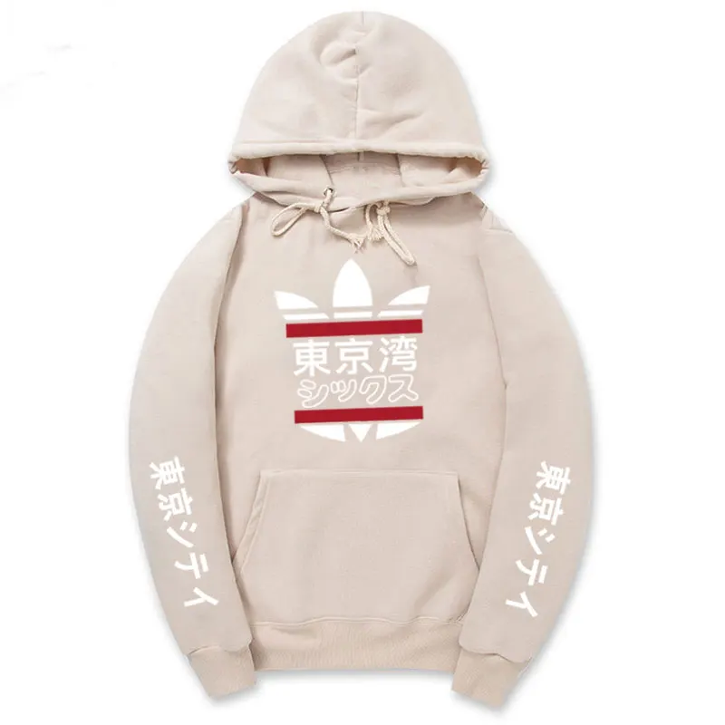 Новая мода off white мужские толстовки Харадзюку толстовки с капюшоном с принтом города Токко пуловер Толстовка в стиле хип-хоп Уличная одежда Размер S-3XL