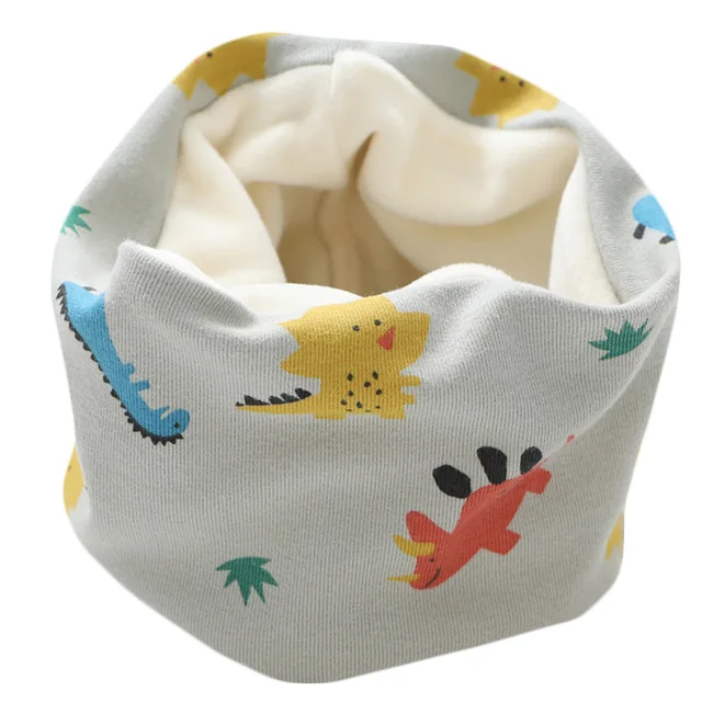 New Autumn Winter Children's Cotton Scarf Cartoon Kids Mufflers Outdoor Windproof Baby Warm Scarf Boys Collar Girls Neckerchief plush 23