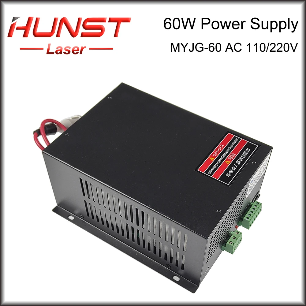 Hunst MYJG 60 Вт CO2 лазерный источник питания 110 В/220 В генератор для лазерного