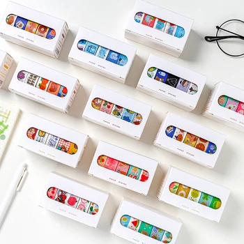 

5pcs Super Cute Design Washi Tape Set 15mm Cartoon Bear Rabbit Cookie Girl Party Adhesive Masking Tapes Decoration Sticker A6168