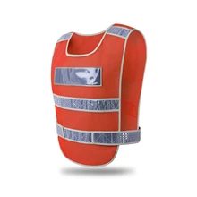 Открытый защитный жилет отражающий жилет высокая видимость безопасности оборудование строительство предупреждение для водителя жилет