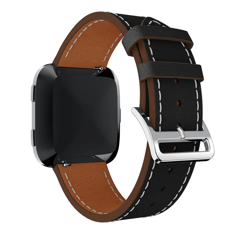 

Leather Watch Band For Fitbit Versa Bracelet Watch Band New Luxury fitness tracker activity tracke watch fitness bracelet