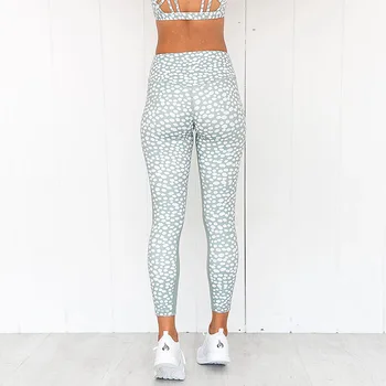 Women Yoga Sets Dotted Tracksuit Sexy Gym Wear Running Clothing Tank Top Leggings Fitness Ensemble Sportswear Sport Suits,ZF277 4