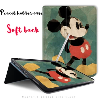 

Funny cute Pencil holder case Flip Cover For iPad 6th 7th 2018 Pro 9.7 11 air 10.5 12.9 10.2 2020 Mini2 3 4 5 2019 Tablet Case