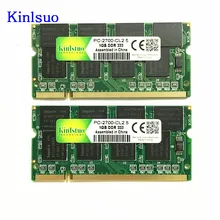 Kinlstuo-memoria ram pour ordinateur portable, so-dimm ddr1 DDR 400 333 MHZ/pc-3200 pc-2700 200 broches 1 go pour sodimm ordinateur portable ram