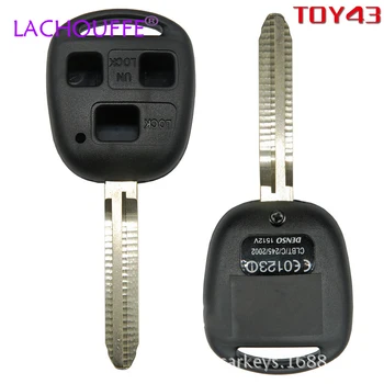 

for Toyota Camry Previra ALPHARD 3 Button Remote Car Key Shell Case Fob TOY43