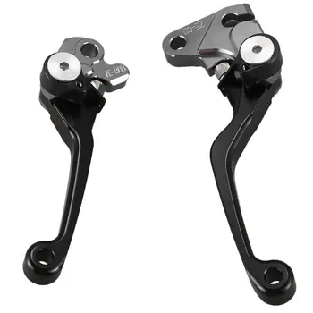 

2Pcs Motorcycle Brake Lever Handle CNC Motorcycle Clutch Brake Lever Handle Black for Kawasaki WR250F WR450F