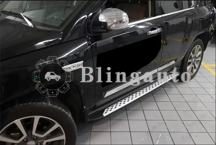 Подходит для Jeep Grand Cherokee 2011- 2 шт. Левая Правая Беговая доска боковые шаги nerf бар Автомобильная педаль боковые лестницы