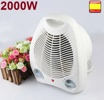Calefactor de aire radiador estufa 2000w casa baño función ventilador