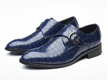 

crocodile grain Man Formal dress shoes Business leather shoes big size men shoes zapatillas hombre
