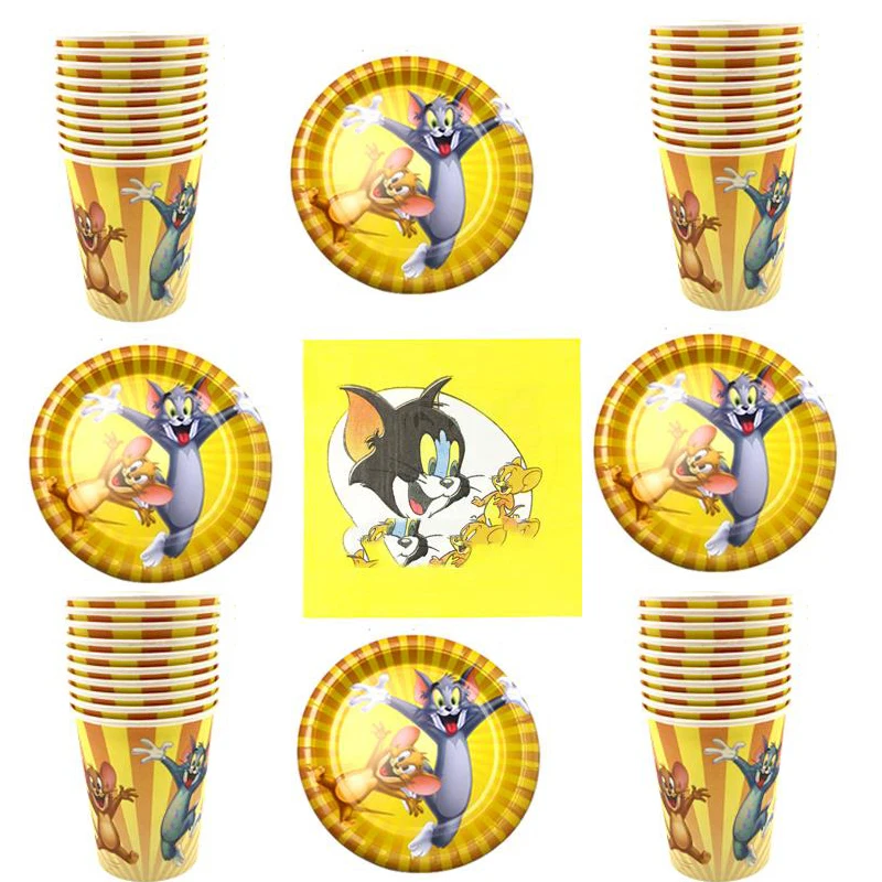 Tom Cat Jerry тарелки с мышью для детей и мальчиков сувениры вечевечерние НКИ в честь