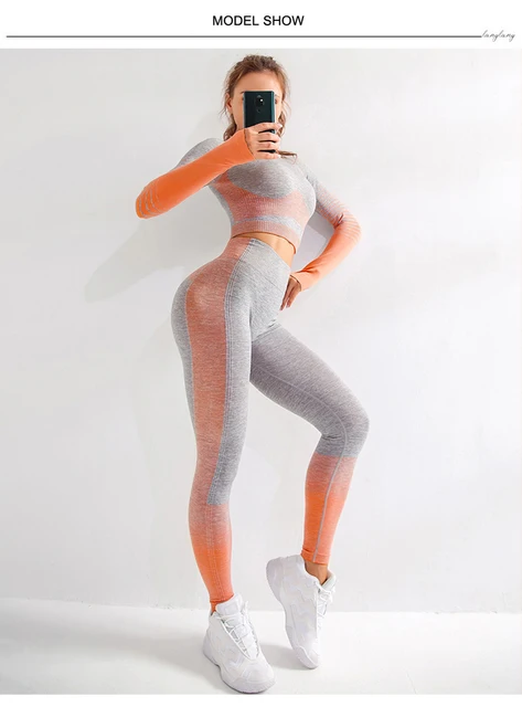 Набор для йоги спортивный комплект из 2 предметов женская одежда