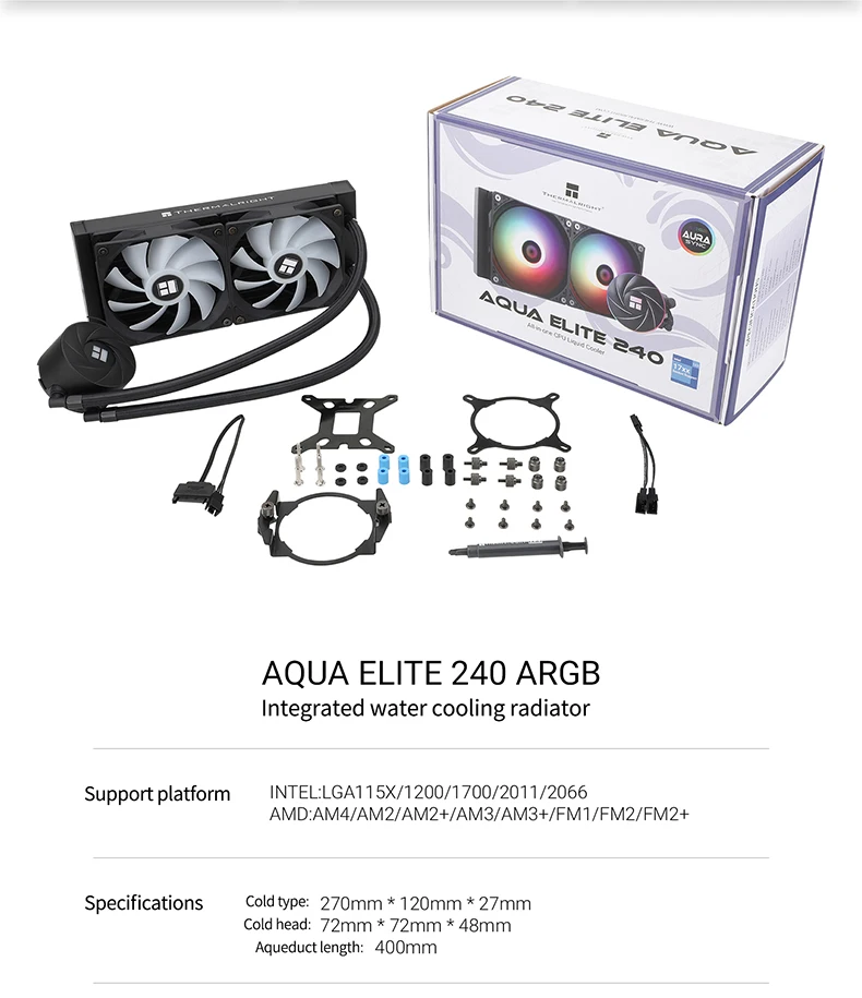Thermalright Aqua Elite 240 ARGB Water Cooler Price in BD