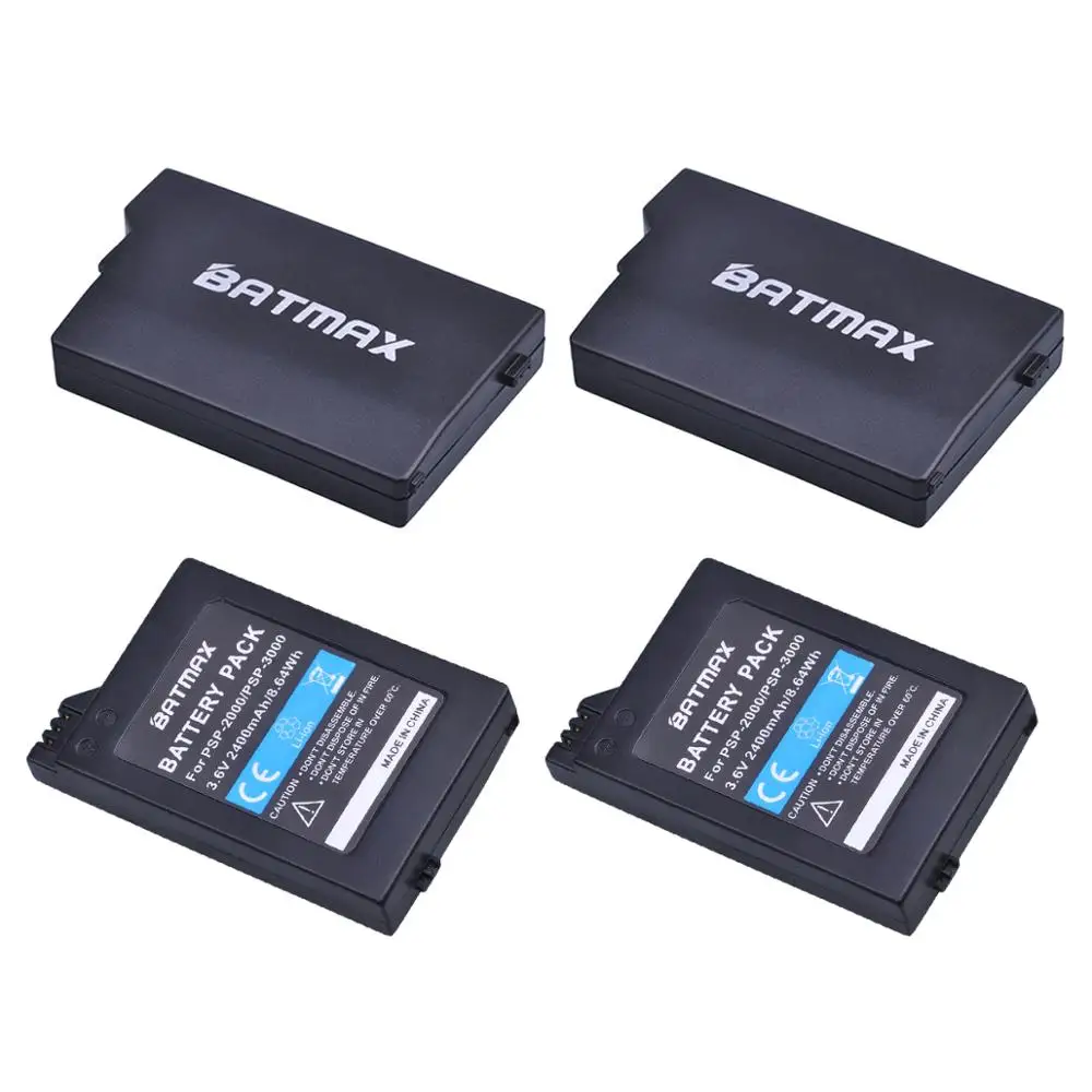 Batmax 2400 мАч аккумуляторная батарея для Sony PSP2000 PSP3000 PSP 2000 3000 геймпад PlayStation
