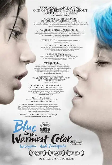 

More style Blue is the Warmest Color Movie Art Film Print Silk Poster Home Wall Decor 24x36inch