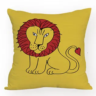 Милый мультфильм свинья наволочка с принтом Home Decor смешно диванных подушек наволочка декорация для дома с животными диван