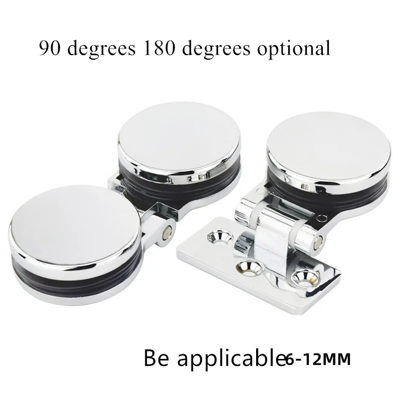 Сплав цинка 90/180 градусов стеклянная дверная петля шкаф домашний стеклянный