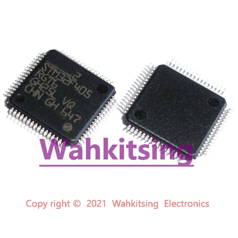 

2 шт. STM32F405RGT6 LQPF-64 MCU 32-битный ARM Cortex M4 RISC 1 Мб Flash 2,5 в/3,3 В 64-контактный LQFP, чип IC