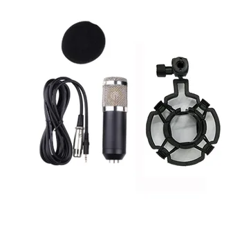 

Professional BM 800 bm800 Studio Condenser Microphone Sound Recording Mic Amplifier Shock Mount Mic for phone karaoke Computer