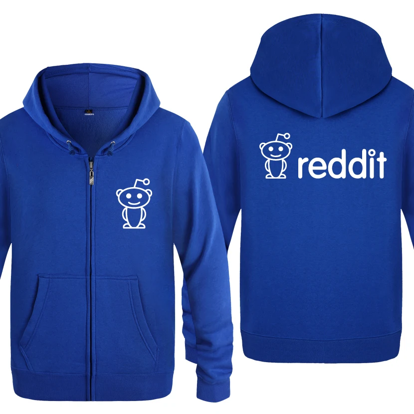 Милый Reddit инопланетяне толстовки, новинка Для мужчин Для мужчин s с капюшоном и застежкой-молнией Флисовые толстовки кардиганы