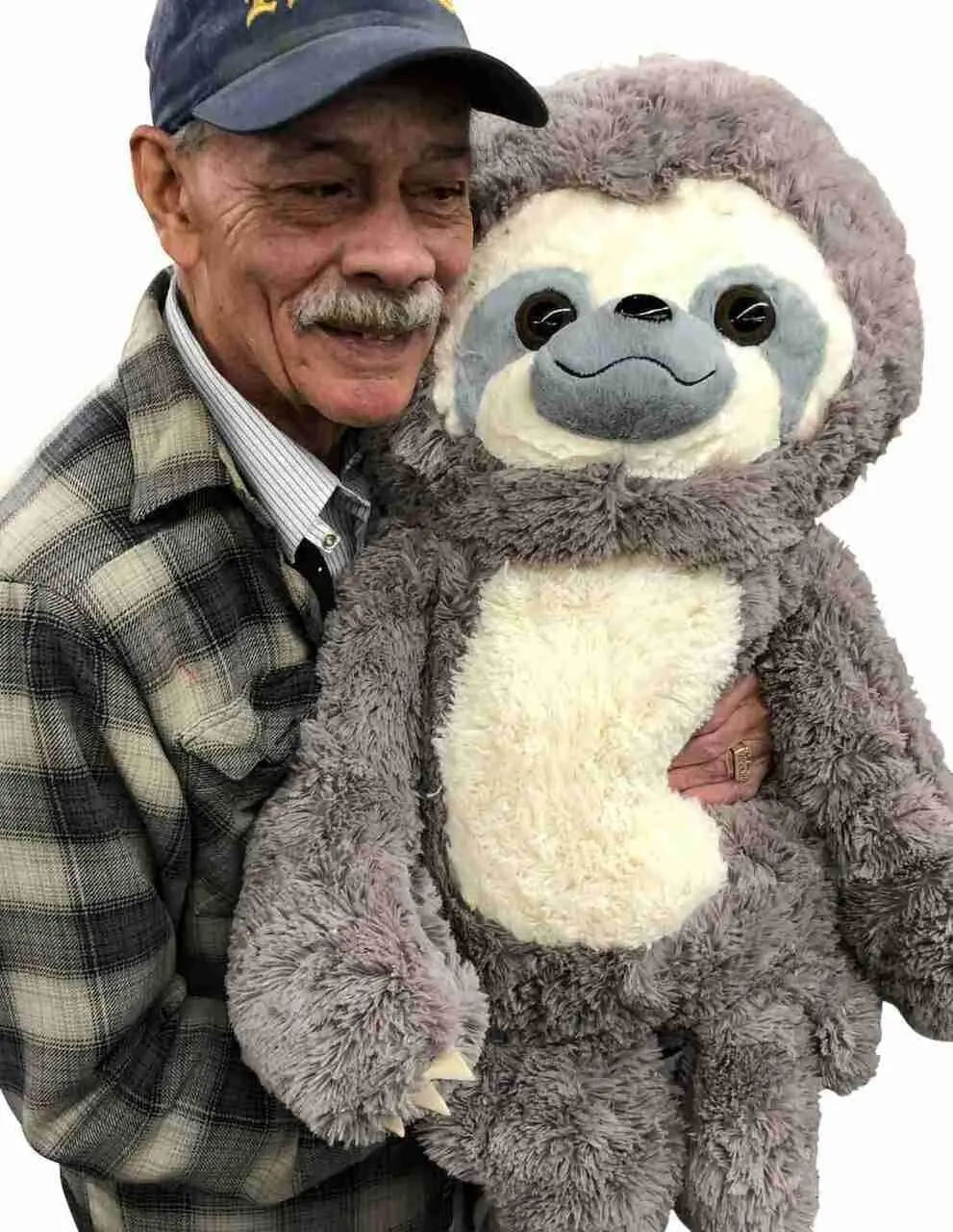 Giant Stuffed Sloth Feet Tall 84 Inches Soft 213 Cm Big Plush Huge