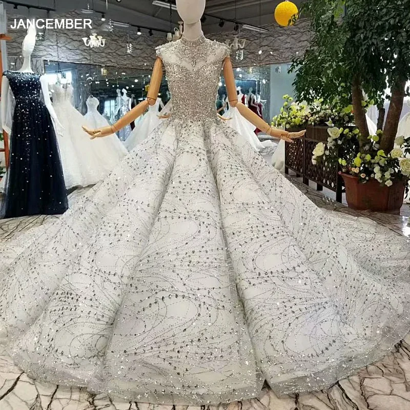 LS014545 королевский блестящий бальное платье вечерние платья с блестками рукава
