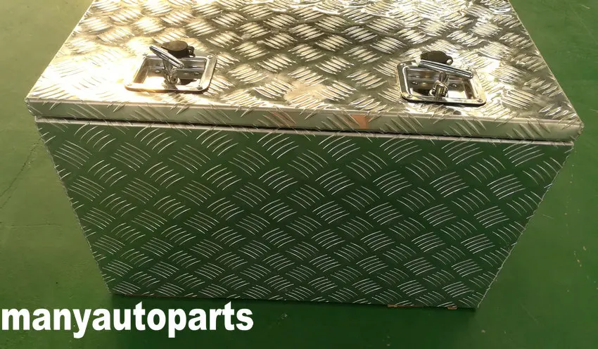 3" x 18" x 1" Алюминиевый пикап багажник под кровать ящик для инструментов трейлер хранения+ замок 760 мм × 460 мм × 460 мм