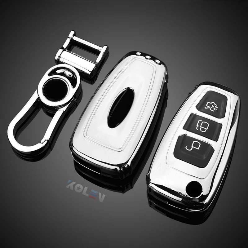 Custodia morbida per chiave a distanza per Auto in TPU per Ford Focus 2 3 MK2 MK3 Fiesta Mondeo Kuga Ecosport Ranger Auto Key Protect Holder Shell - H4faec1f4ab964c7eb23d65d946367848y