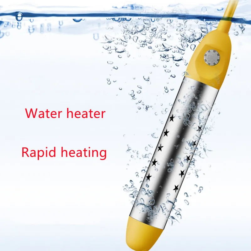 Electric Water Heater Boiler Water Heating Portable Heating Rod Quickly Boil Water Immersion Suspended Bathroom Swimming Pool portable safety 12v 24v car water boiler car immersion heater car heating vehicle electronics heater