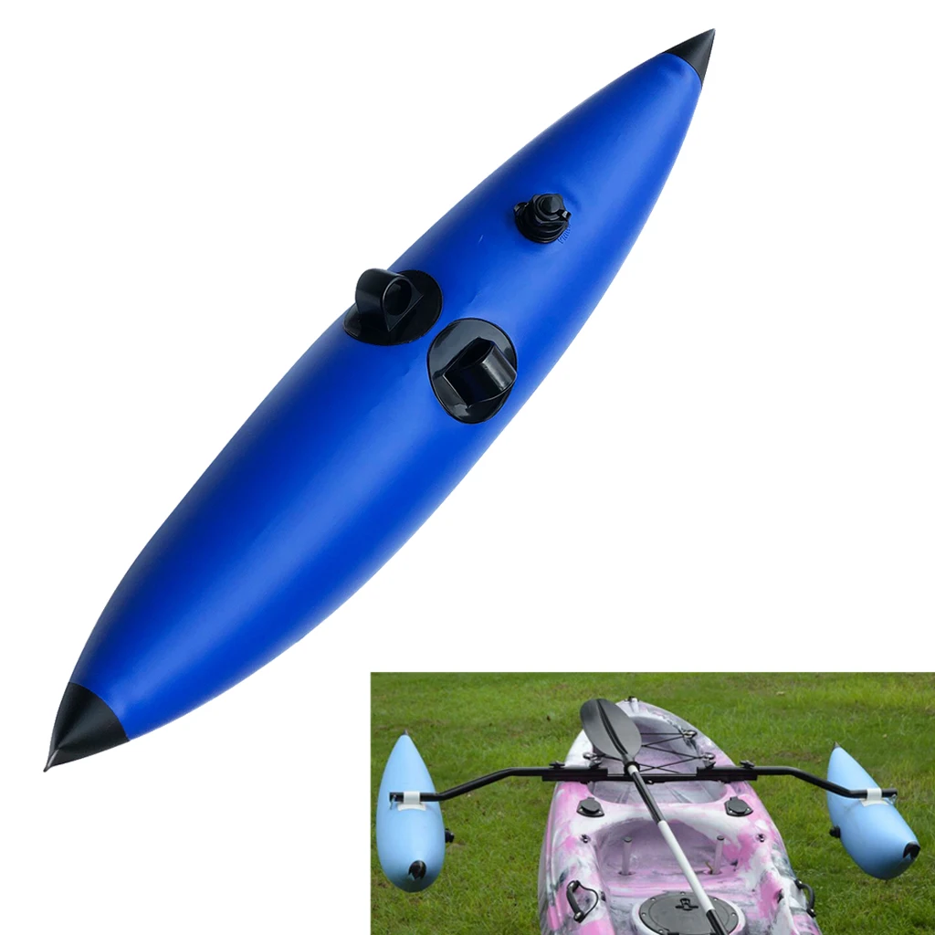 PVC Inflatable Kayak Canoe Outrigger Stabilizer Overhanging Stable Float
