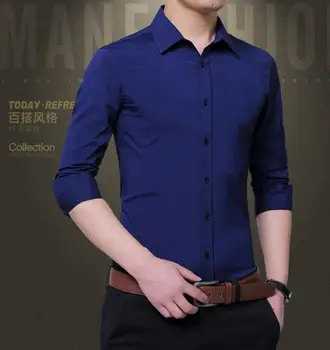 

2020 NEW autumn thickening casual warm shirt maa1 men's long-sleeved shirt spinning shirt A4749-01-06