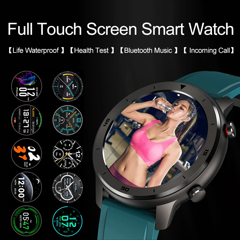 

Vwar Smart Watch IP68 Waterproof 5atm Blood Pressure Smartwatch Android 5.1 Heart Rate Smart Watch for Android Phone IOS