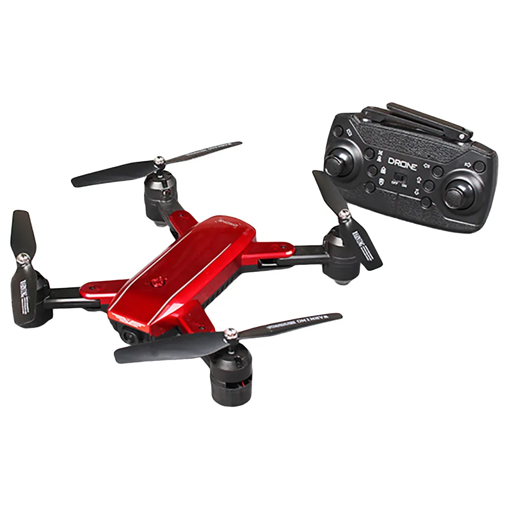 Красный 2,4 Ghz 4CH 1080P 5MP Wi-Fi оптический поток двойная камера Квадрокоптер Дроны с камерой HD Летающий Миньон Rc Квадрокоптер горячая распродажа - Цвет: Красный