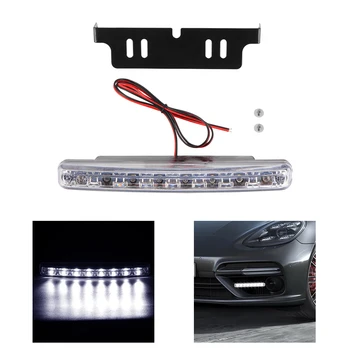 

2019 New Hot 1PC 6000K Car Led Daytime Driving Running Light 8LED DRL Car Fog Lamp Waterproof White Light DC 12V