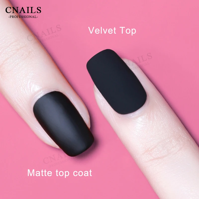 Tilladelse acceptere tolerance CNAILS Matte Top Coat UV Gel Soak Off 8ml Semi-Permanent Nail Polish  Varnish Fashion Nail Art Velvet Seal Gel Polish No Wash