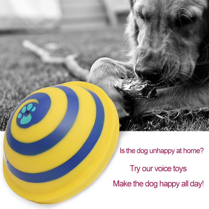 Dog Toys Squeaking Sounding Disc Woof Glider Pet Dogs Interactive Vocal Ball Dog Chewing Dog Tooth 4