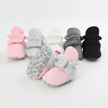 

Baby Toddler Shoes Spring and Autumn Knitted Baby Cotton Socks Warm Shoes High To Help Baby Warm Shoes and Socks