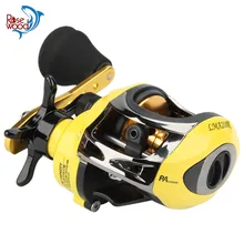 Палисандр baitcasing одна рукоятка Карп Рыболовная катушка магнитный тормоз 4+ 1 BB правая/левая наживка Литые колеса рыболовные снасти