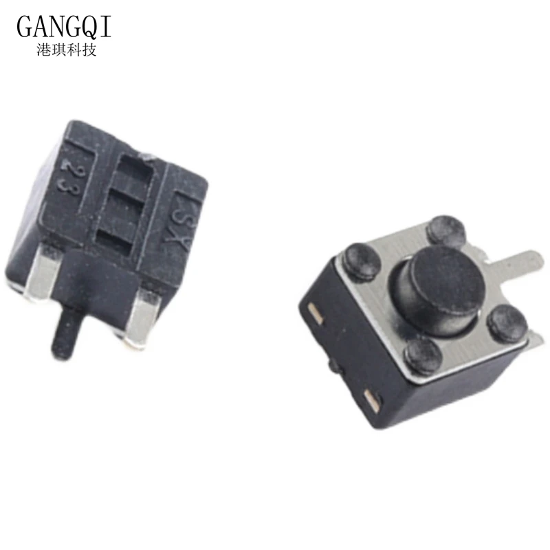 20-Pack 6x6x4.3mm Tactile Push Button Switches – Side 2-Pin – Momentary