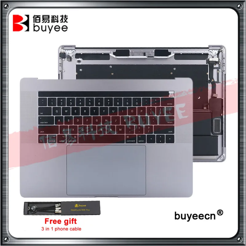 Оригинальные чехлы для рук A1707 чехол Macbook Pro Retina 15 4 дюйма клавиатура США + трекпад