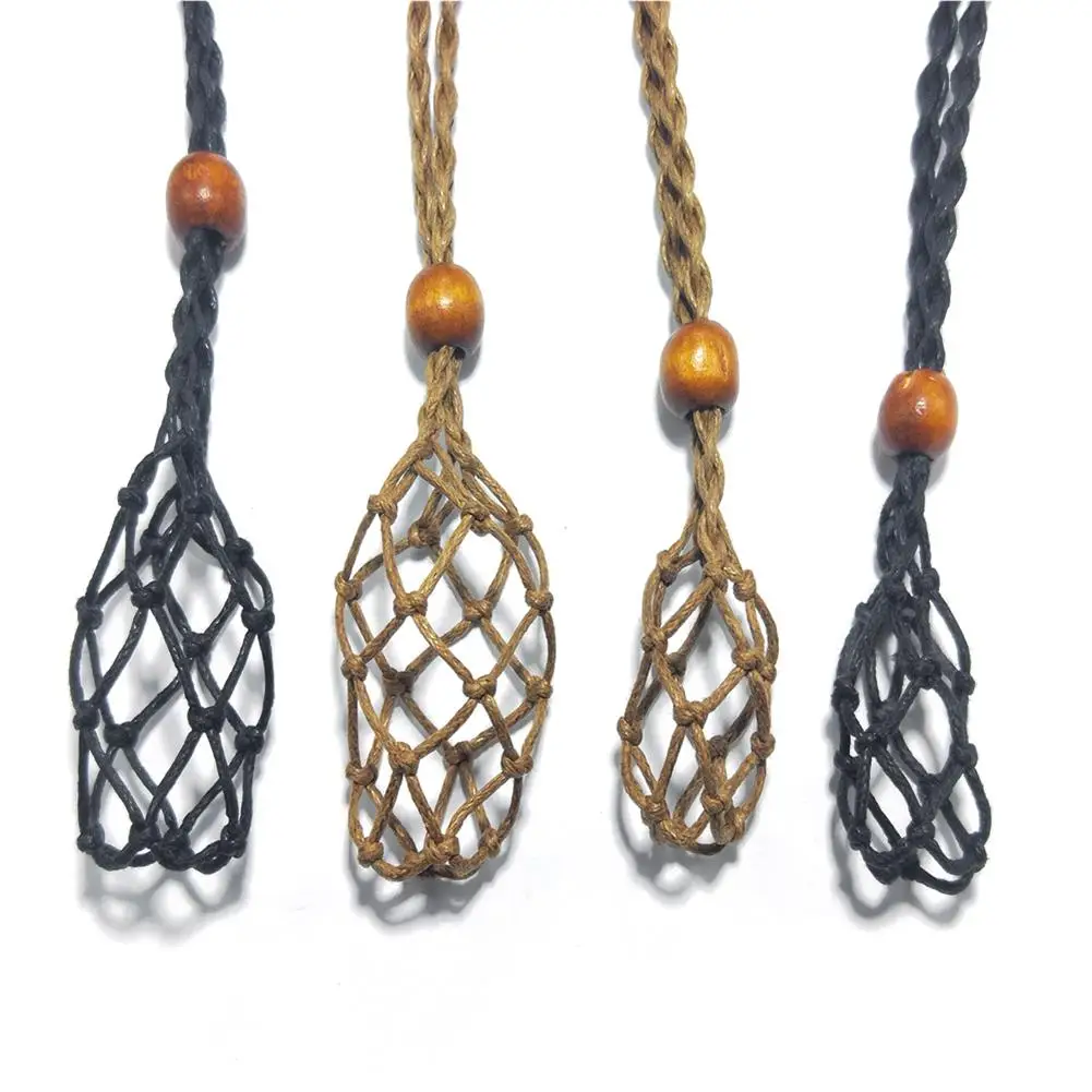 Colgante de Piedra vacía para collar, colgante de amuletos indios, piedra Natural de cuarzo, cristal, Chakra, punto curativo, 1 unidad