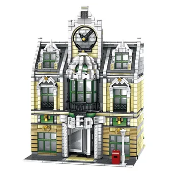 

Creator Expert MOC Crystal House Modular Buildings Street View Blocks Toys Compatible lepining City Creator Architecture Bricks