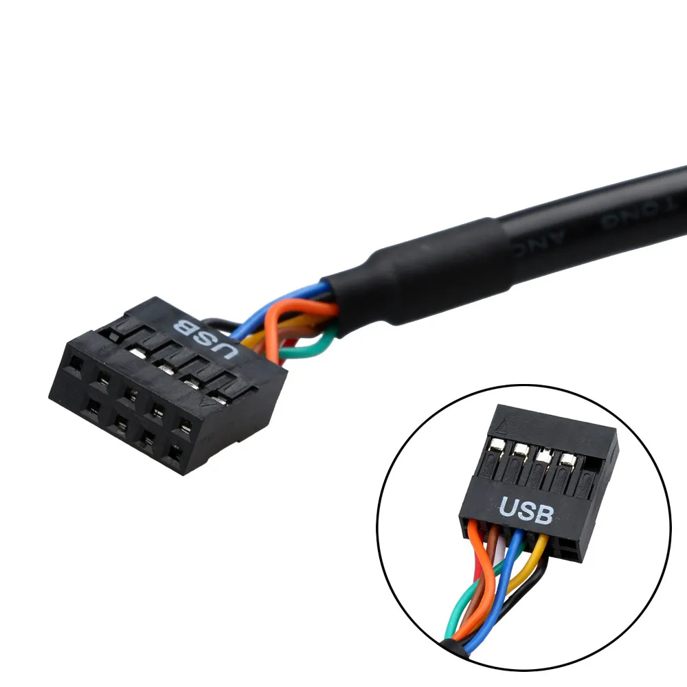 EPULA аксессуары ПК адаптер 12 см 19Pin USB3.0 папа к 9Pin USB2.0 Женский Материнская плата