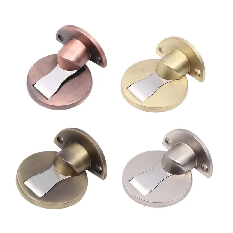 

Stainless Steel Door Absorbing Toilet Floor Suction Collision Anti-Collision Door Stop New Invisible Strong Magnetic Door Stoppe