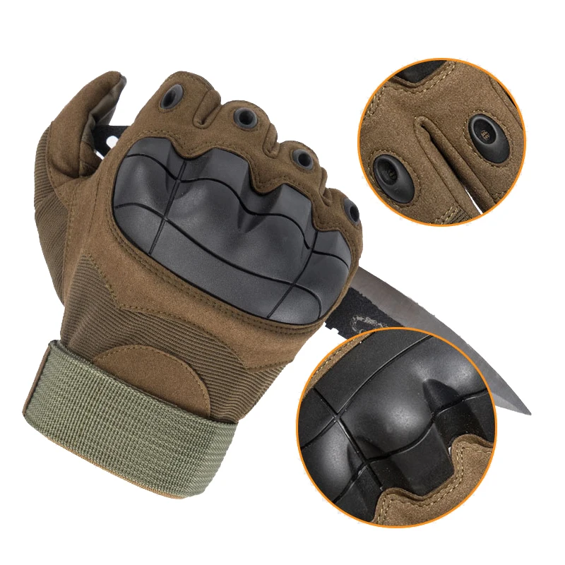 

Touch Screen Motorcycle Gloves Outdoor Tactical Full Finger Gloves Military Army Protection Rubble Shell Gloves Hiking Cycling