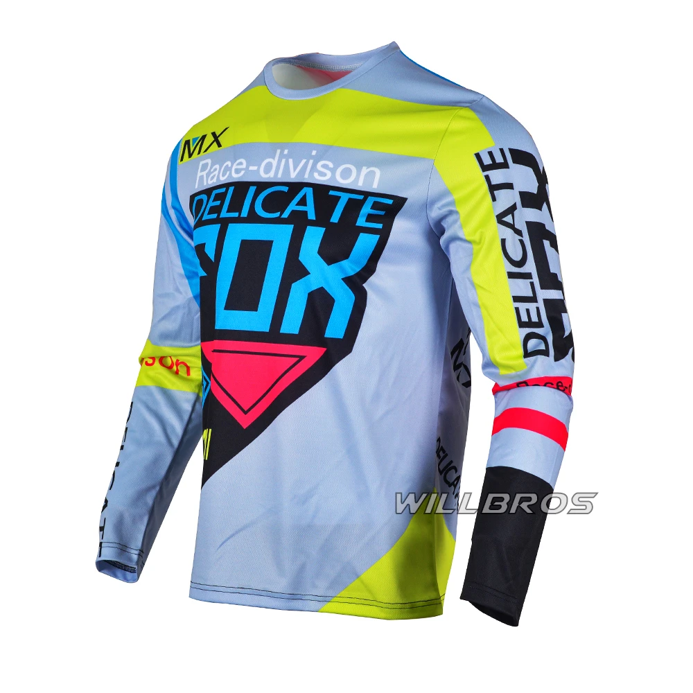 Camiseta carreras de Motocross para hombre, ropa de manga larga para bicicleta de montaña, División de carreras, 360| | - AliExpress