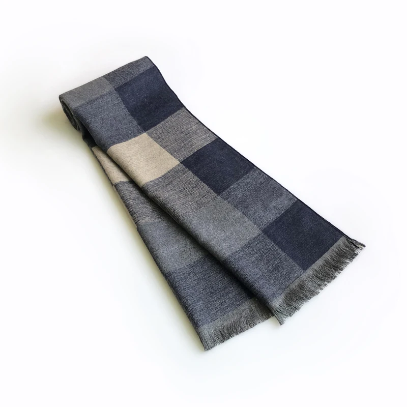 Mens Scarves Viscose Cashmere Foulard for Men