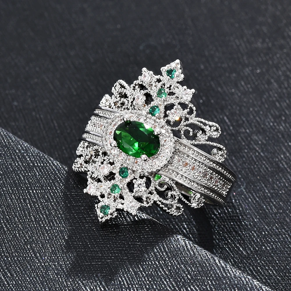 

Rings For Women Retro Aristocratic Style Silver Wedding Ring Steampunk Stainless Steel Women Jewelry Accesories Gifts for girls
