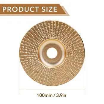 

1 Piece Tungsten Carbides Grinding Wheels Woods Angle Grinding Wheel Multifunctional 4 Size Abrasive Tools