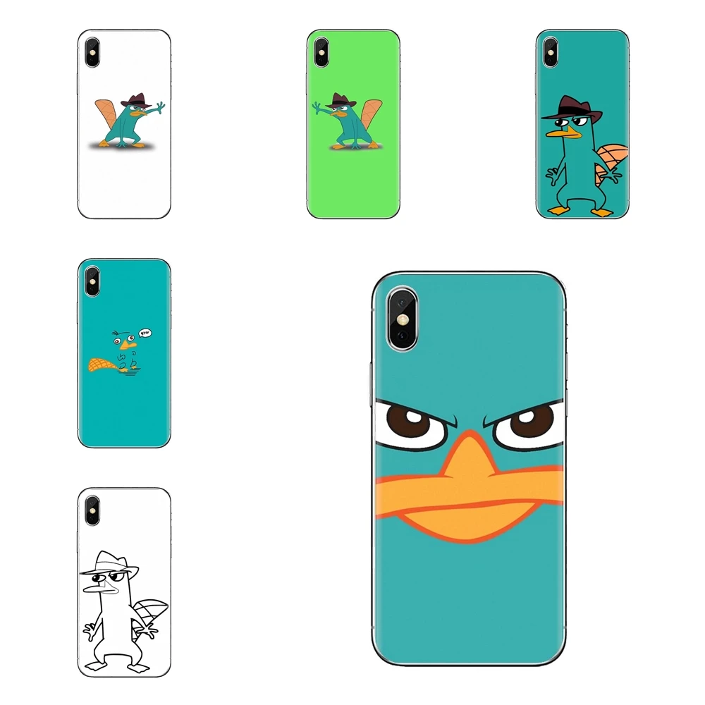 cartoon Perry The Platypus For Sony Xperia Z Z1 Z2 Z3 Z5 compact M2 M4 M5 E3 T3 XA Aqua LG G4 G5 G3 G2 Mini TPU Transparent Case |